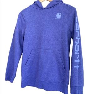Carhartt Hoodie, Girls Size XL, Purple.